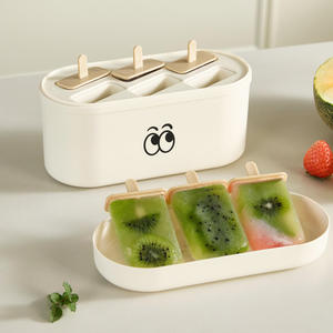 Shengleju <b>Popsicle</b> <b>Mold</b> 6-Piece Set With Lid Food Grade PP For Homemade Ice Cream Kids Use - Product Image 1