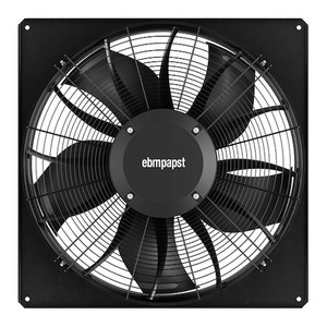 W3G630-NU33-03 Energy Saving EC Wall <b>Mount</b> Axial Fan 630mm Impeller 1800RPM 13045CFM 3600W 400VAC IP55 MODBUS Control - Product Image 2