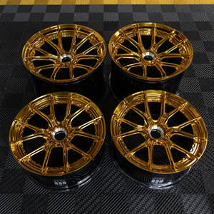 Jante de luxe personnalisée 2 pièces en chrome doré forgé pour C8 720s <span class=keywords><strong>Lamborghini</strong></span> 5x114.3 5x120 5x130 20 21 22 24 pouces - Product Image 5