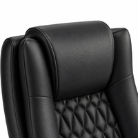 Chaise de bureau exécutive robuste ALINUNU ODM OEM pour bureau, chaise de bureau ergonomique en cuir PU avec accoudoirs réglables
