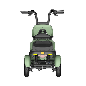 नई 48v 500w लिथियम बैटरी 13 इंच टायर हाइड्रोलिक ब्रेक सस्पेंable सीट 4 व्हील वयस्क इलेक्ट्रिक स्कूटर - Product Image 5