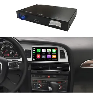 Road Top Wireless Carplay Android Auto Original Car Lossless Upgrade CarPlay Decoder for Audi A6 A7 (2010-2011) with MMI 3G+