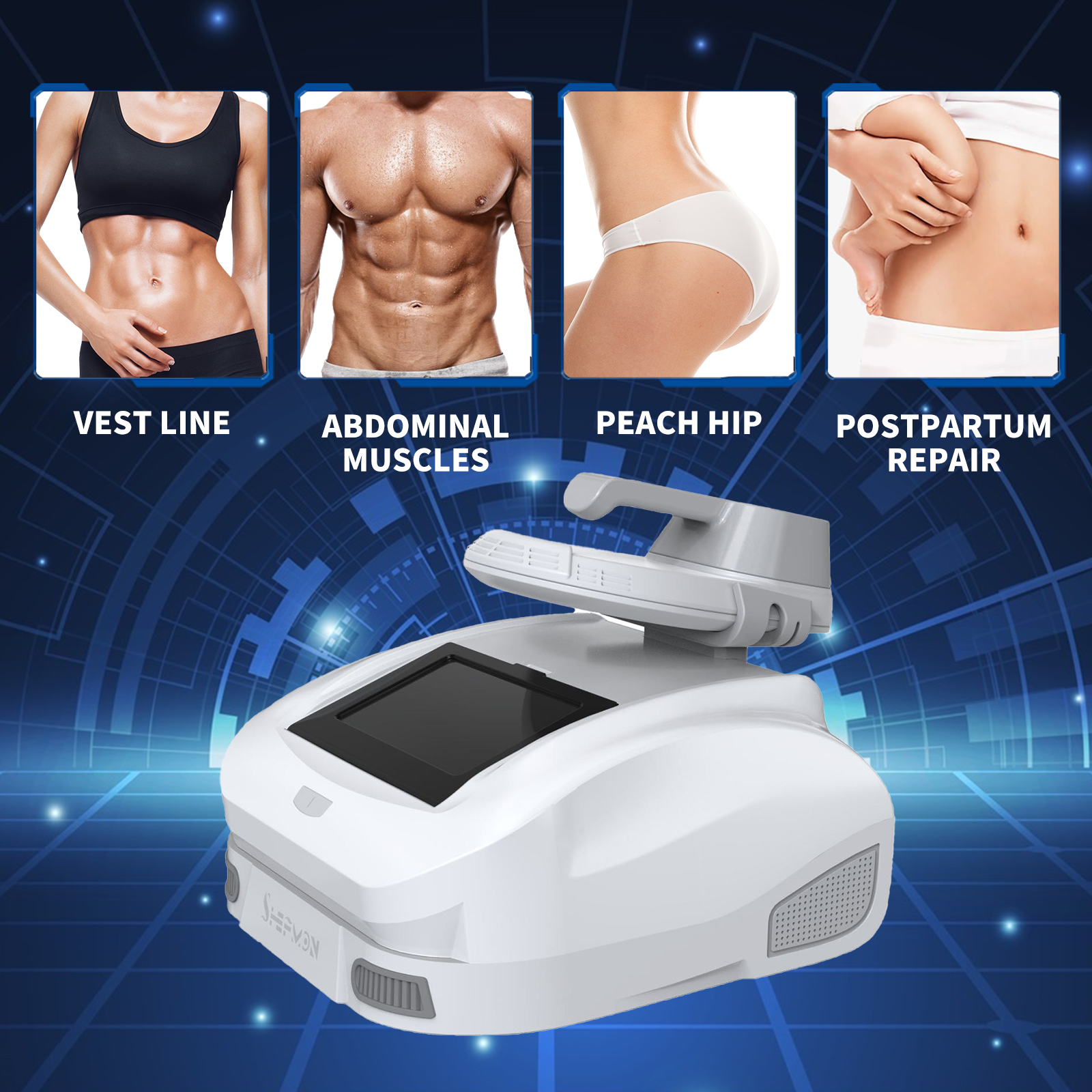 EMS Muscle Stimulator | EMS Body Slimming Machine to Reduce Obesity |  Rehabilitation Therapy