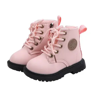 NI AN OEM stivali fall comfortable children latest cheap casual fashion safety leather army kids boots children shoes