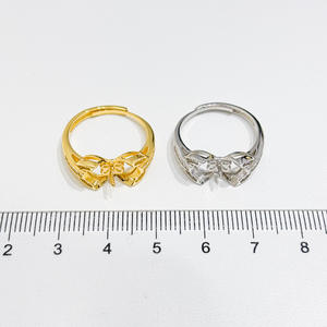 แหวนเงินแท้ WENCHI S925 พร้อมขาตั้ง DIY สำหรับลูกปัดกลมขนาด 10-13 มม. เครื่องประดับเงินเรียบง่าย พร้อมไข่มุก 11898 ชิ้น จากประเทศจีน - Product Image 4