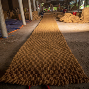 Wholesale 100% Eco Friendly Coconut Fiber Coir <b>Mat</b> <b>Roll</b> From Vietnam Brown Walkway Paving <b>Mat</b> Natural Coir Flooring Size 0.8*10m - Product Image 1