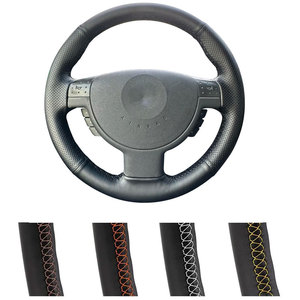 Protector de <span class=keywords><strong>volante</strong></span> de coche de fibra de carbono personalizado para Opel <span class=keywords><strong>Corsa</strong></span> C 2000-2006 Combo C 2001-2011 Vauxhall Holden Barina Tigra - Product Image 3