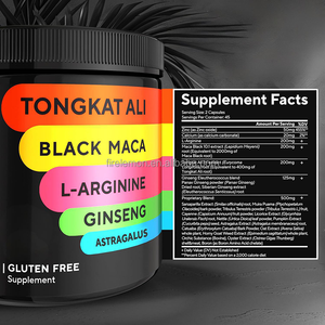 人参アストラガルスL-アルギニンエネルギーおよびホルモンサポートのためのOEM/ODM有機黒マカ食品サプリメント - Product Image 2