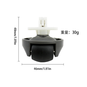 Roue pivotante en plastique Roborock, 46mm, 48mm, pour aspirateur Robot G10S G20 T7S S7 S8, pièces détachées - Product Image 1