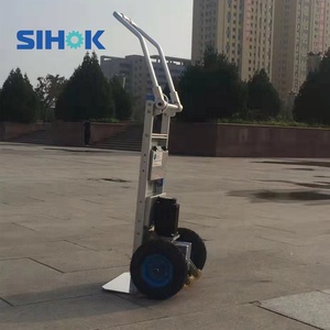 Harga Bagus Cina Bertenaga Baterai Aluminium Bermotor Truk Tangan Pemanjat Tangga/Troli Elektrik Platform Pemanjat Tangga - Product Image 3