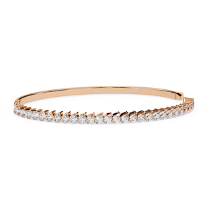 Modern <b>Rose</b> <b>Gold</b> Bracelets for Women Simple Design Bright Shiny Finish Daily Wear Jewelry Gift - Product Image 2