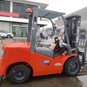 Gratis pengiriman truk pengangkat barang Diesel 3 Ton 4 Ton <span class=keywords><strong>Forklift</strong></span> jangkauan dengan pemosisian garpu dan <span class=keywords><strong>Forklift</strong></span> gudang pemindah gigi samping - Product Image 1