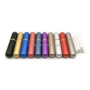 Essentiële Olie Aromatherapie Blank Neusinhaler Buis Flessen Refill Metalen Aluminium Inhalator