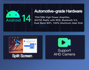 Android 14 2DIN xe <span class=keywords><strong>stereo</strong></span> với LCD DSP GPS OBD2 & khuếch đại | Ford Focus 2/3/4 MK2 | Kuga Mondeo Fiesta Quá Cảnh kết nối S-MAX - Product Image 5