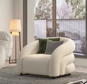 Sofá Individual Simple <span class=keywords><strong>para</strong></span> Espacios <span class=keywords><strong>Pequeños</strong></span>, Sala de Estar, Balcón Sillón de Salón de Belleza de Diseño de Lujo. - Product Image 1