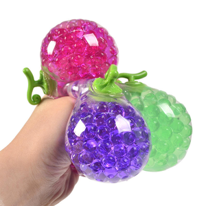 2025 Funny Hot Selling Water Beads Stress <b>Balls</b> Cute Strawberry TPR <b>Squeeze</b> Fidget Toys for Children Antistress - Product Image 3