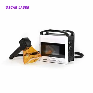 Oscar laser laser đánh dấu khắc xách tay mini cầm tay 20W 30W 50W sợi Laser đánh dấu máy