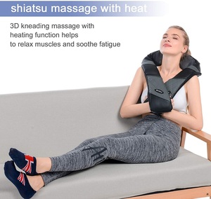 2026 Hot Sale Massageapparaat Elektrische Diepe Shiatsu Kneedmassage Lichaamsverlichting Pijnverlichting Verwarmende Rug-, Nek- & Schoudermassagetafel - Product Image 6