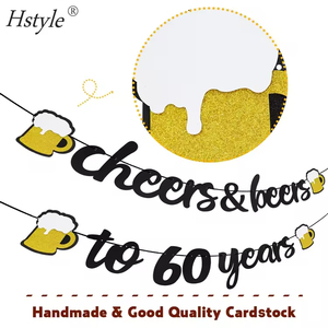 В стиле Hstyle украшения для дня рождения и пива 30 лет баннер для мужчин и женщин фон для дня рождения свадьба годовщина вечеринка - Product Image 3
