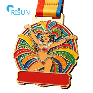 Medallón Personalizado del Sambódromo de Río de Janeiro, <span class=keywords><strong>Brasil</strong></span>, para Bailarines de <span class=keywords><strong>Samba</strong></span>, Desfiles, Fiestas, Carnaval, Ganadores, Medalla de <span class=keywords><strong>Samba</strong></span> Personalizada - Product Image 3