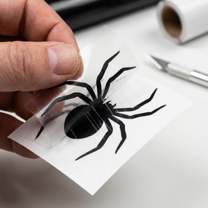Etiquetas de Vinilo Impermeables Personalizadas, Adhesivos con Diseño de Araña para Paneles Laterales de Motocicleta, Tanque de Combustible, <span class=keywords><strong>Carenado</strong></span>, Decoración DIY para <span class=keywords><strong>Moto</strong></span> - Product Image 2