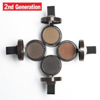 Corrector de Cejas Instantáneo a Base de Hierbas, Sin Aceite, Resistente al Agua, Fijación Fuerte, Polvo para Dar Volumen al Cabello, Sin Perfume