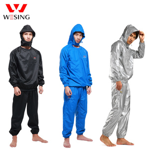 Wesing 2 Pièce Personnalisé Costume Professionnel De Boxe Gym Sport Mens Fitness Sweat <span class=keywords><strong>Sauna</strong></span> Costume - Product Image 1