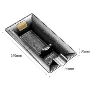 Luxe op maat gemaakte metalen asbakken, gepersonaliseerde sigarenasbak voor thuis, kantoor en hoteldecoratie - Product Image 4