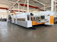 Machine d'impression et de découpe pour emballages en carton, boîtes à légumes, boîtes à fruits frais, boîtes à pizza, boîtes en carton ondulé