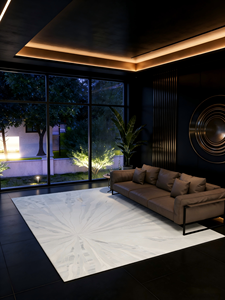 Alfombra Tejida Wilton, Alfombra Cuadrada Grande Personalizada, Moderna, de Polipropileno, Directo de Fábrica para Uso en Hoteles - Product Image 5