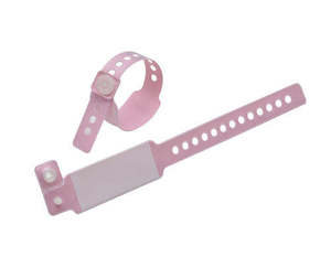 Pulseras de Identificación Médica para Bebés, de PVC, para Escribir, para Hospitales, para Identificación - Product Image 3