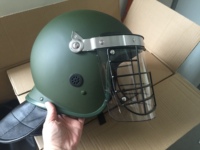 Casque de sécurité anti-impact avec visière, résistant aux coups de couteau, ignifuge, en PC, anti-émeute