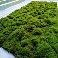 Künstlicher Plastik-Moos-Teppich für Festliche Aquatische Terrarien Bonsai Topf-Wanddekoration - für Weihnachten Ostern Erntedankfest