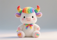 OEM dessin animé personnalisé vache mignonne Highland vache en peluche jouet pour enfants compagnon couette poupée cadeau de vacances pour petite amie