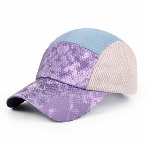 Wholesale Colorful Quick Dry Baseball Caps Mesh Sports Running Camp Cap Custom Logo Baseball Cap - Product Image 3