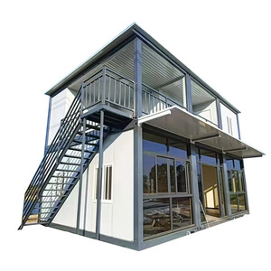 Casa Contenedor Estilo Villa, Oficina Modular Rectangular, Diseño Moderno, Grosor Estándar - Product Image 1