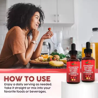 Complément de Capsaïcine pour le Système Immunitaire, la Digestion et la Santé Circulatoire pour Adultes – Gouttes de Poivre de Cayenne et Racine de Betterave