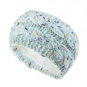 Factory Fashion Colorful Dots Knitting Turban Women Winter Warm Elastic Cable Knitted <strong>Headband</strong> - Product Image 3