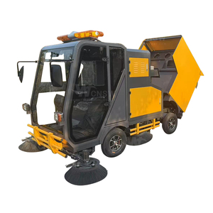 ถังเก็บฝุ่น1000L ไฟฟ้า OR-S2000กวาดถนนรันเวย์รถบรรทุกกวาดรันเวย์ - Product Image 3