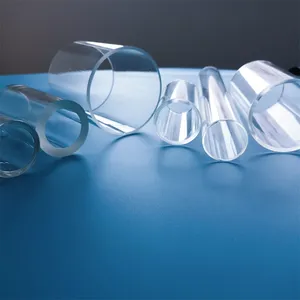 Pipa kaca tabung borosilikat pipa konektor untuk pipa bola kaca