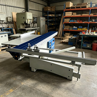 Scie à table coulissante portable facile à utiliser, scie à panneaux de précision pour la coupe du bois, scie multifonctionnelle pour le travail du bois, réglable pour le bois massif et le MDF