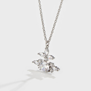 Nouveau collier tendance <span class=keywords><strong>Meitai</strong></span> en pierre naturelle de tungstène incrustée de Saturne, chaîne simple pour clavicule, style occidental européen - Product Image 1