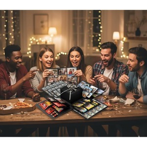 กล่องของขวัญแบบ 4 ชั้น สีดำ ดีไซน์สร้างสรรค์ ใช้สำหรับเตรียมของขวัญและสร้างความประหลาดใจ สามารถปรับแต่งได้ตามความต้องการ - Product Image 6