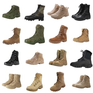 Bottes tactiques de sécurité montantes en cuir PU pour hommes, idéales pour l'hiver, les activités extérieures et les gardes de sécurité, personnalisables OEM/ODM, certifiées ISO CE - Product Image 6