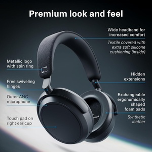 <span class=keywords><strong>Casque</strong></span> audio allemand de précision à conduction osseuse, <span class=keywords><strong>casque</strong></span> sans fil supra-auriculaire, ANC, écouteurs stéréo HiFi Momentum, transducteur dynamique de 42 mm - Product Image 5