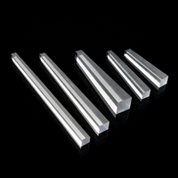 Prisme optique hexagonal personnalisé en verre BK7/silice fondue, résistant aux hautes températures, pour la fibre optique et l'industrie semi-conductrice