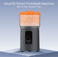 Máquina de Entrenamiento de Pickleball JP-PTR2, Velocidad de 90 km/h, Control por Aplicación, 50 Pelotas, Robot Portátil Ligero para Práctica de Forehand, Backhand y Dink