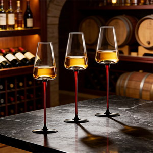Calici da <span class=keywords><strong>Vino</strong></span> Personalizzati di Lusso con Stelo Lungo <span class=keywords><strong>e</strong></span> Design a Tulipano per Matrimoni <span class=keywords><strong>e</strong></span> Banchetti Formali - Product Image 2