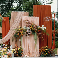 Support de toile de fond portable et réglable pour décorations de mariage, support de rideau pour décorations de fond de scène
