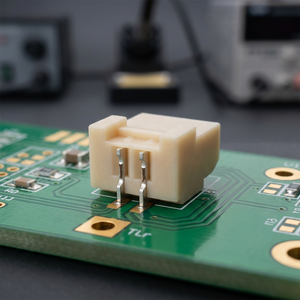 Connecteur de carte de circuit imprimé à angle droit SMT 1.0T5-nAWB-DK, pas de 1.0 mm, pour connexion fil-carte - Product Image 1